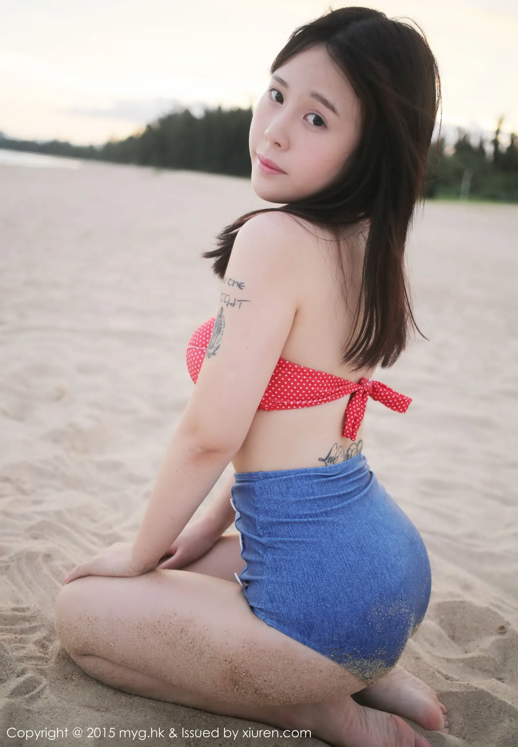 [Bộ sưu tập ảnh MyGirl Beauty] Tập 175 Evelyn - Bộ ảnh áo tắm học sinh. - 64