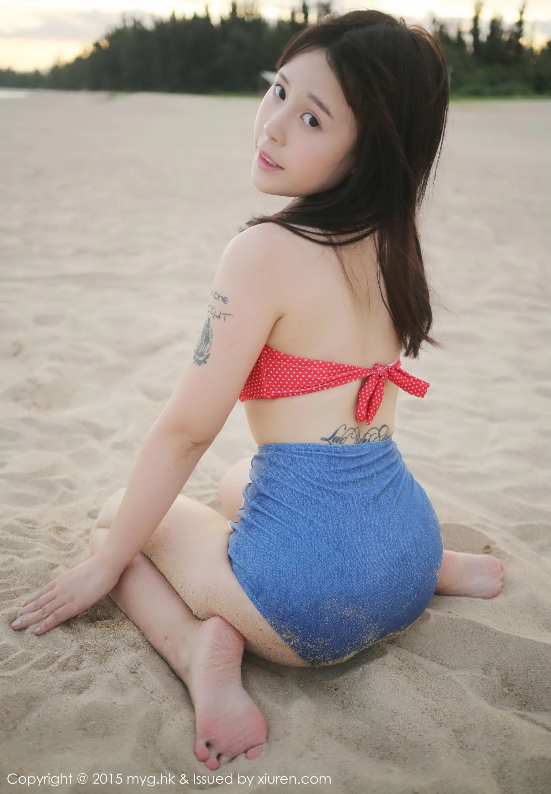 [Bộ sưu tập ảnh MyGirl Beauty] Tập 175 Evelyn - Bộ ảnh áo tắm học sinh. - 58