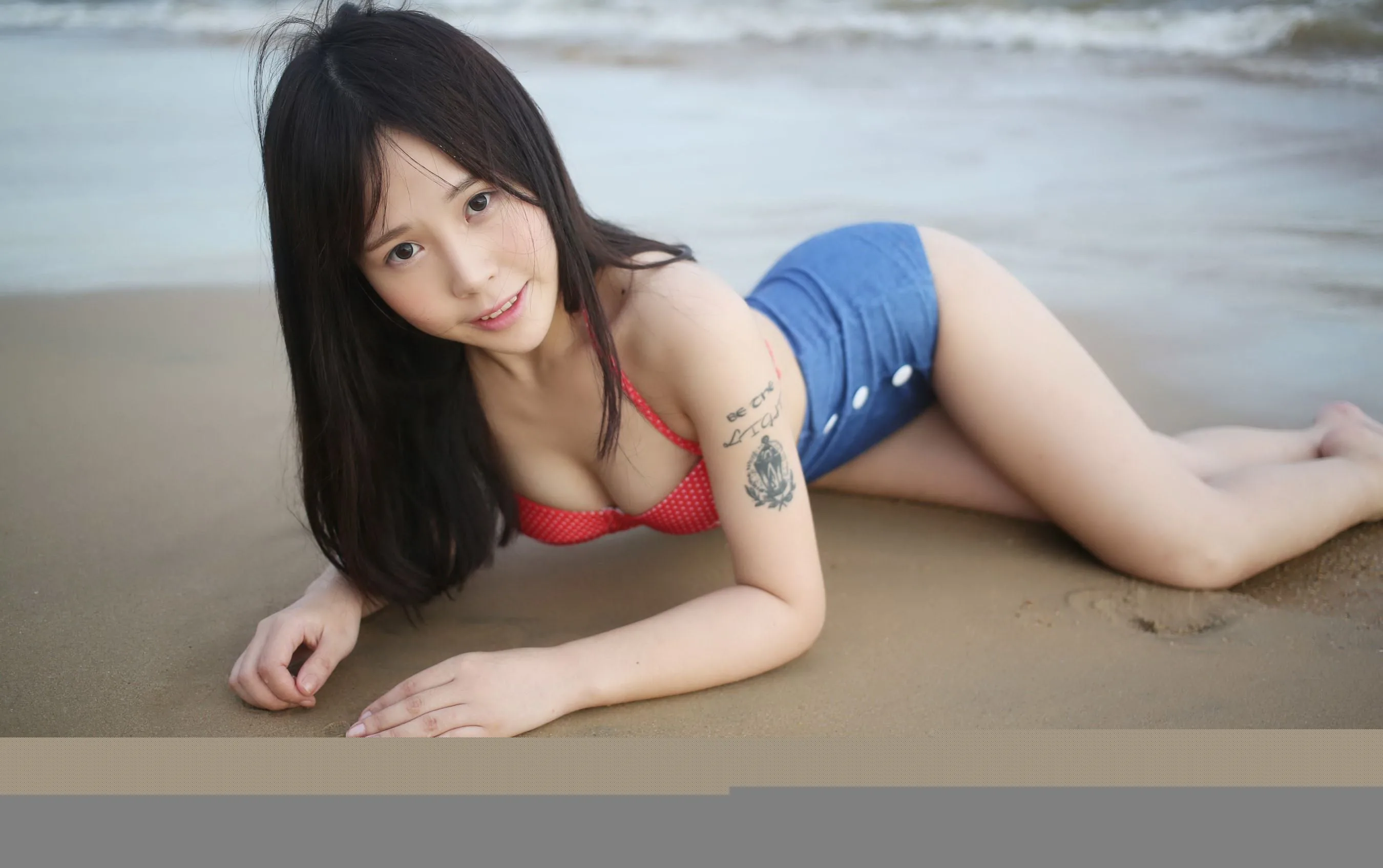 [Bộ sưu tập ảnh MyGirl Beauty] Tập 175 Evelyn - Bộ ảnh áo tắm học sinh. - 50
