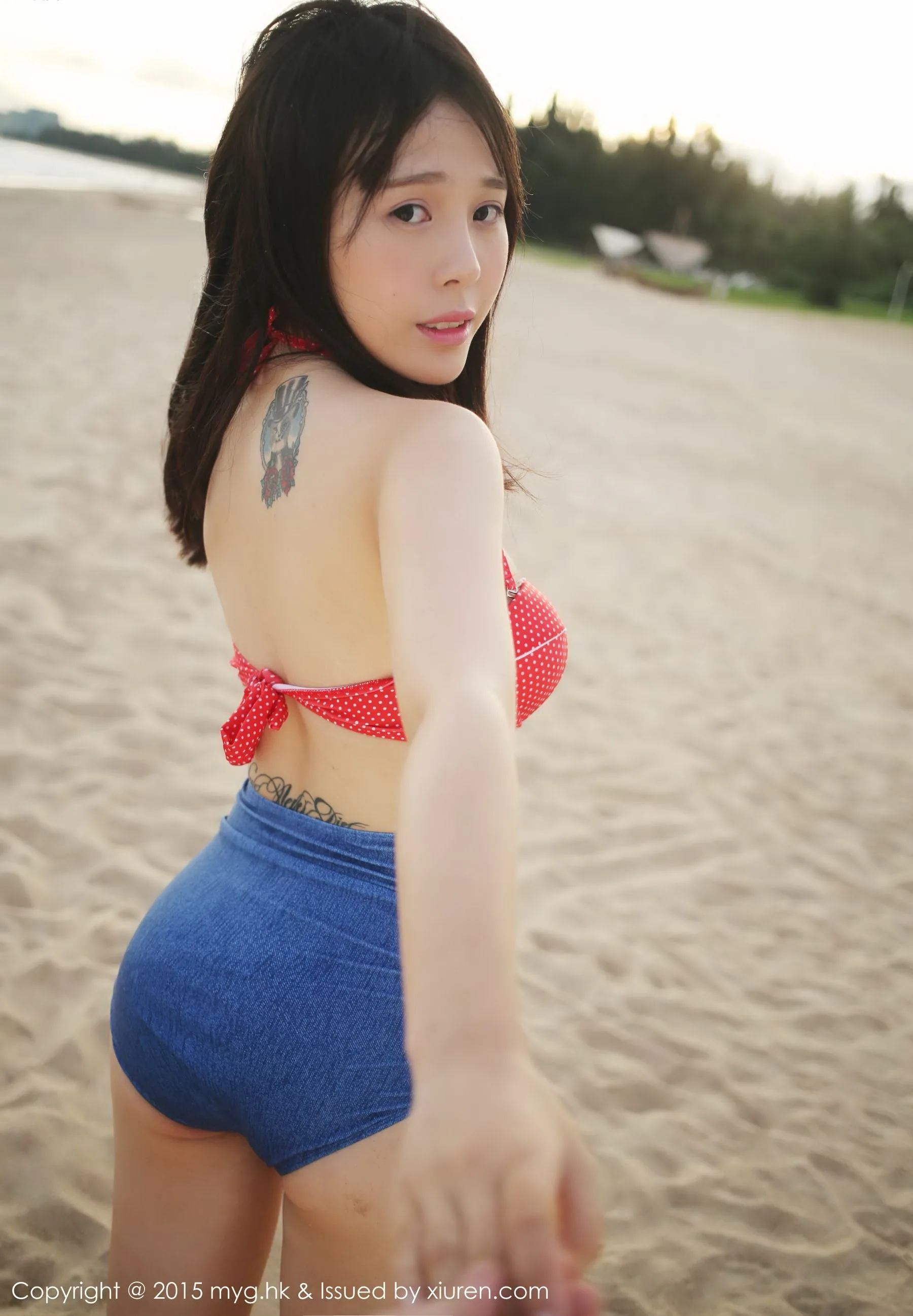 [Bộ sưu tập ảnh MyGirl Beauty] Tập 175 Evelyn - Bộ ảnh áo tắm học sinh. - 54
