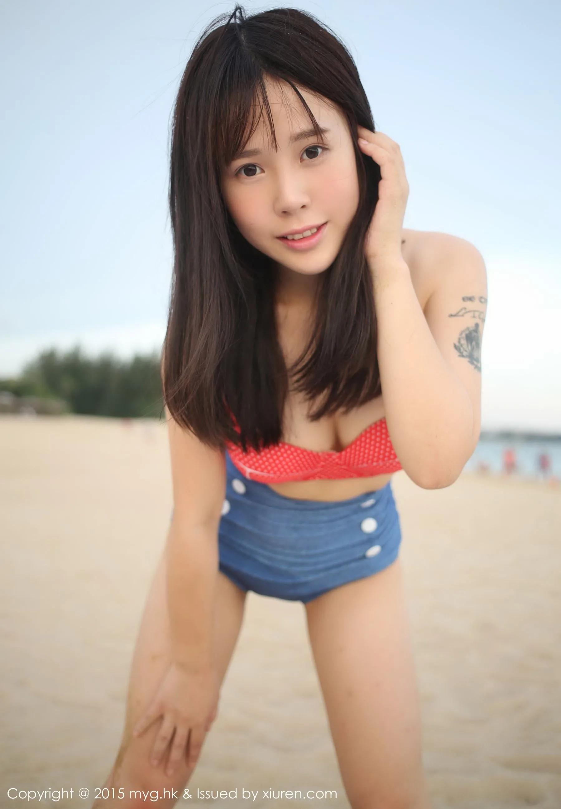 [Bộ sưu tập ảnh MyGirl Beauty] Tập 175 Evelyn - Bộ ảnh áo tắm học sinh. - 56