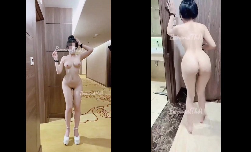 Cắm sextoy vào đít chơi em Thỏ ở cửa khách sạn – Banana (Thỏ) - Clip Hot Việt
