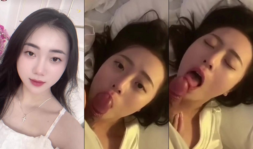 Clip: Bé tiktoker dễ thương bắt em bú cu rồi anh còn trêu em - Clip Hot Việt