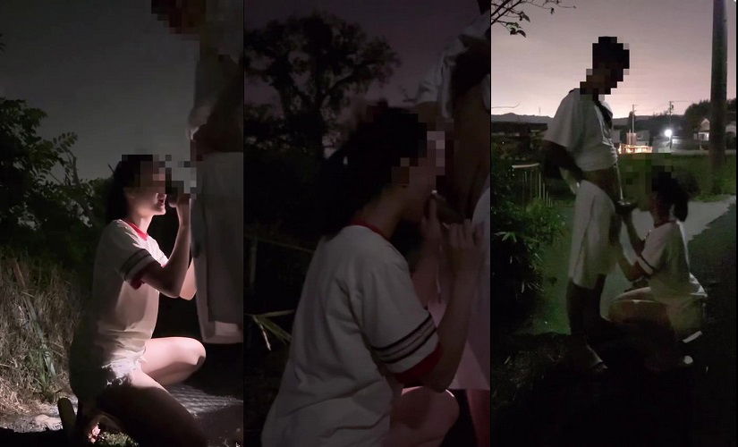Clip: Đêm khuya thanh vắng nghe tiếng dế kêu bắt em bú cu giữa đường - Clip Hot Việt